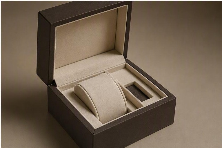 Watch box interior protecting fine surfaces